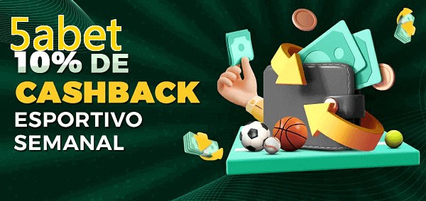 10% de bônus de cashback na 5abet